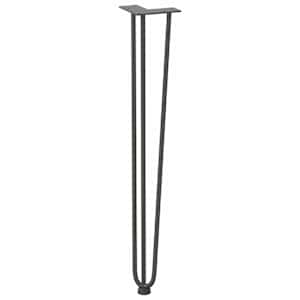 vlásenkové nohy pro konzolové stolky 4 ks antracitové 72 cm masivní ocel - obrázek 4