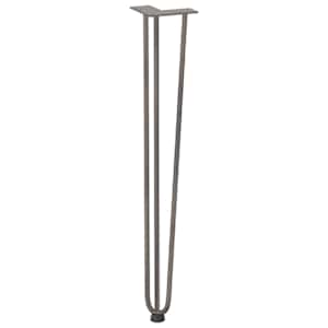 vlásenkové nohy pro konzolové stolky 4 ks Přírodní ocel 72 cm Masivní ocel - obrázek 4