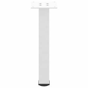 Nohy ke konferenčnímu stolku 4 ks bílé 30-32 cm ocelové - obrázek 5