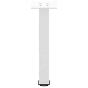 Nohy ke konferenčnímu stolku 4 ks bílé 30-32 cm ocelové - obrázek 6