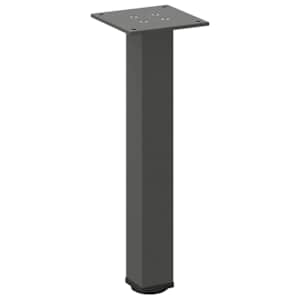 Nohy ke konferenčnímu stolku 4 ks antracitové 30-32 cm ocelové - obrázek 4