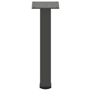 Nohy ke konferenčnímu stolku 4 ks antracitové 30-32 cm ocelové - obrázek 6