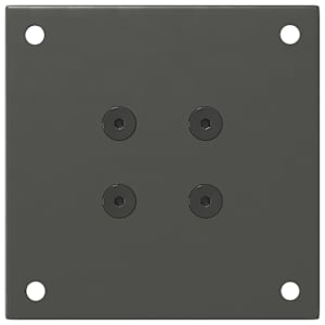 Nohy ke konferenčnímu stolku 4 ks antracitové 30-32 cm ocelové - obrázek 7