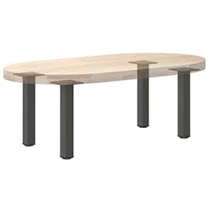 Nohy ke konferenčnímu stolku 4 ks antracitové 30-32 cm ocelové - obrázek 8