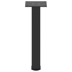 Nohy ke konferenčnímu stolku 4 ks černé 42-44 cm ocelové - obrázek 6