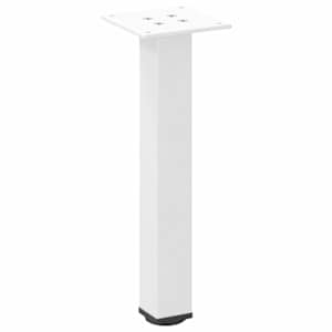 Nohy ke konferenčnímu stolku 4 ks bílé 42-44 cm ocelové - obrázek 4