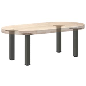 Nohy konferenčního stolku 4 ks antracitové 42-44 cm ocelové - obrázek 8