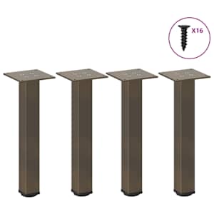 Nohy konferenčního stolku 4 ks přírodní ocel 42-44 cm ocel - obrázek 1