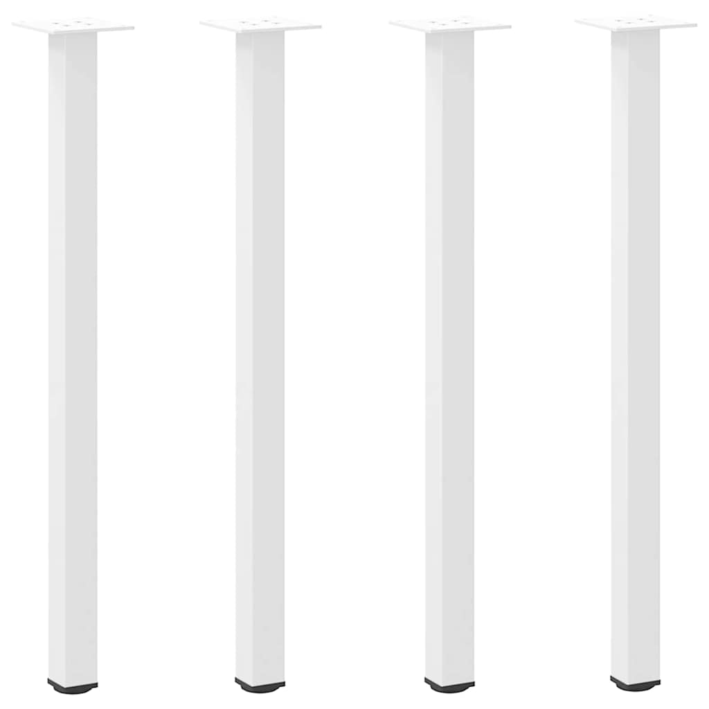 vidaXL Console tafelpoten 4 st 72-74 cm staal wit