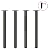 vidaXL konsoollaua jalad 4 tk, antratsiithall, 72&ndash;74 cm, teras