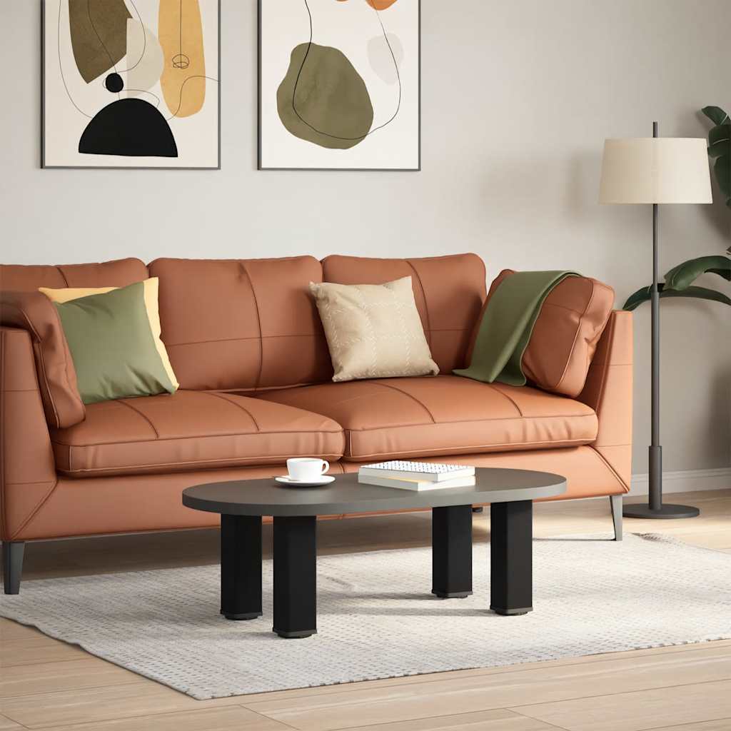 Thumbnail - vidaXL Couchtischbeine 4 Stk. Schwarz 30-32 cm Stahl
