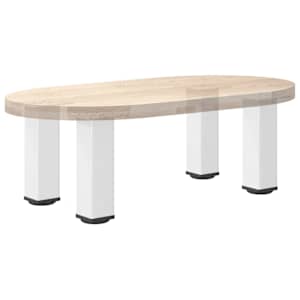 Nohy ke konferenčnímu stolku 4 ks bílé 30-32 cm ocelové - obrázek 8