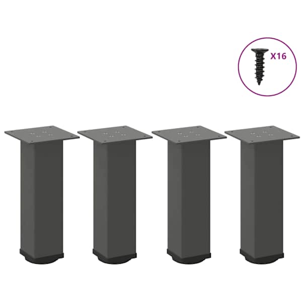 vidaXL kohvilaua jalad 4 tk, antratsiithall, 30&ndash;32 cm, teras