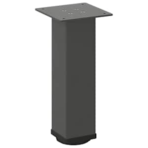 Nohy ke konferenčnímu stolku 4 ks antracitové 30-32 cm ocelové - obrázek 4