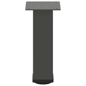 Nohy ke konferenčnímu stolku 4 ks antracitové 30-32 cm ocelové - obrázek 6