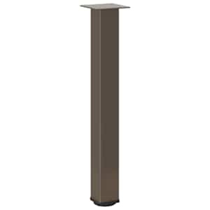 Nohy konzolového stolku 4 ks přírodní ocel 72-74 cm ocel - obrázek 4