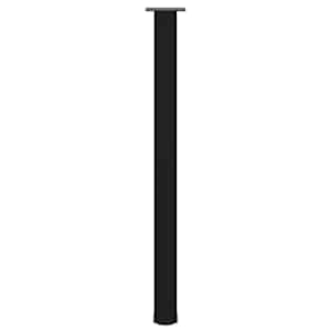 Nohy barového stolu 4 ks černé 110–112 cm ocelové - obrázek 5