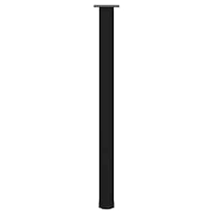 Nohy barového stolu 4 ks černé 110–112 cm ocelové - obrázek 6