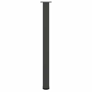 Nohy k barovému stolu 4 ks antracitové 110-112 cm ocelové - obrázek 6