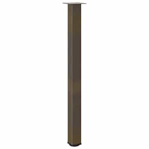 Nohy barového stolu 4 ks přírodní ocel 110–112 cm ocel - obrázek 4