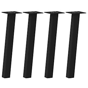 Nohy ke konferenčnímu stolku 4 ks černé 42 cm ocelové - obrázek 2