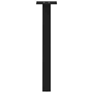 Nohy ke konferenčnímu stolku 4 ks černé 42 cm ocelové - obrázek 6