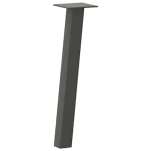 Nohy ke konferenčnímu stolku 4 ks antracitové 42 cm ocelové - obrázek 4