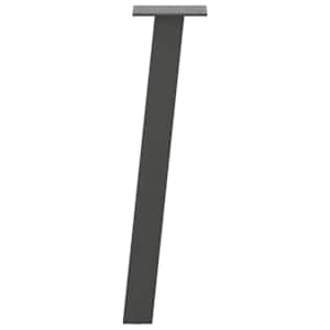 Nohy ke konferenčnímu stolku 4 ks antracitové 42 cm ocelové - obrázek 5