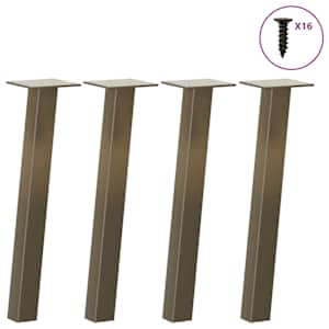 Nohy konferenčního stolku 4 ks přírodní ocel 42 cm ocel - obrázek 1