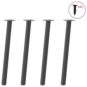 Nohy konzolového stolku 4 ks antracitové 72 cm ocelové - obrázek 1
