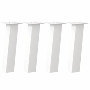 Nohy ke konferenčnímu stolku 4 ks bílé 42 cm ocelové - obrázek 2