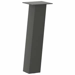 Nohy ke konferenčnímu stolku 4 ks antracitové 42 cm ocelové - obrázek 4