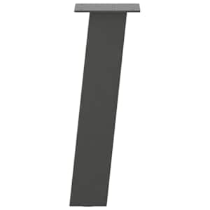 Nohy ke konferenčnímu stolku 4 ks antracitové 42 cm ocelové - obrázek 5