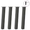 vidaXL konsoollaua jalad 4 tk, antratsiithall, 72 cm, teras
