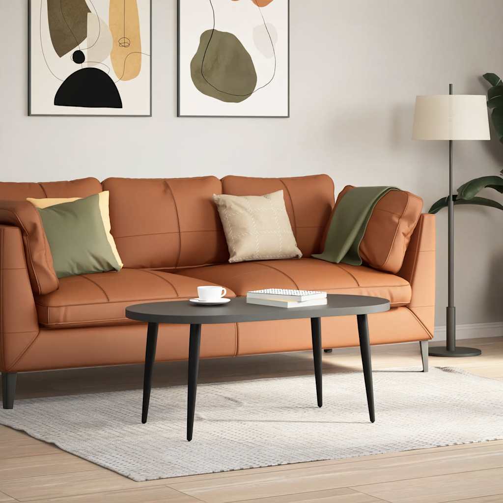 vidaXL Salontafelpoten conische vorm 4 st 30-31 cm staal zwart afbeelding