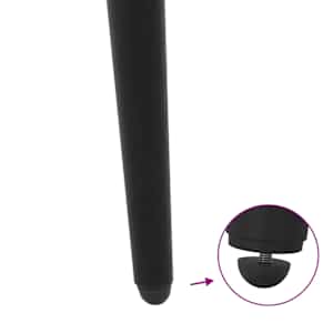Nohy konferenčního stolku kuželového tvaru 4 ks černé 30-31 cm ocelové - obrázek 9