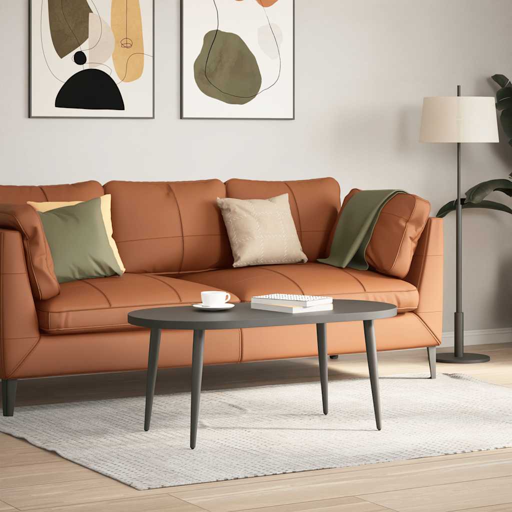vidaXL Salontafelpoten conische vorm 4 st 30-31 cm staal antraciet afbeelding