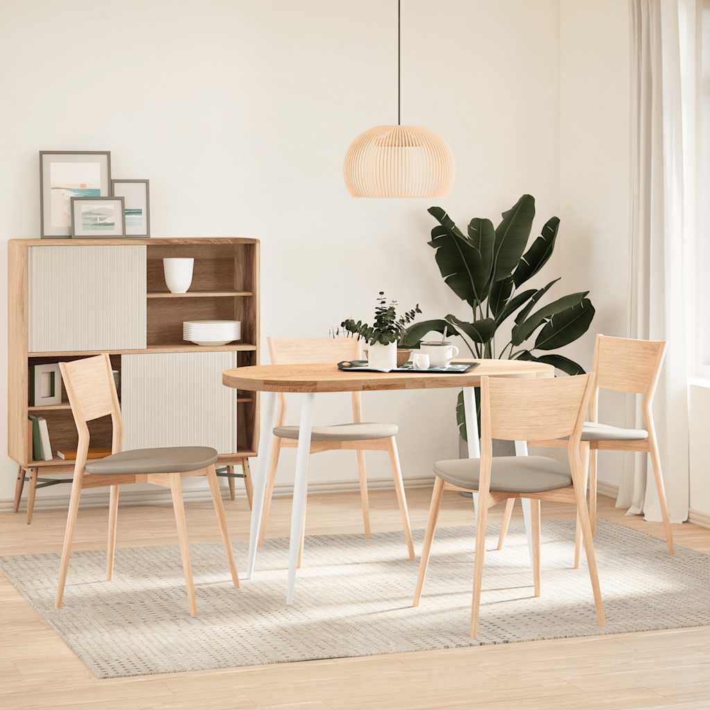 vidaXL Salontafelpoten conische vorm 4 st 72-73 cm staal wit afbeelding