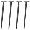 vidaXL konsoollaua jalad, koonilised, 4 tk, antratsiithall, 72&ndash;73 cm, teras