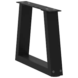 Nohy konferenčního stolku ve tvaru V, 2 ks, černé, 30 x (30-31,3) cm, ocel - obrázek 4