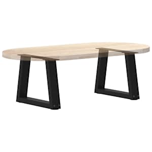Nohy konferenčního stolku ve tvaru V, 2 ks, černé, 30 x (30-31,3) cm, ocel - obrázek 8