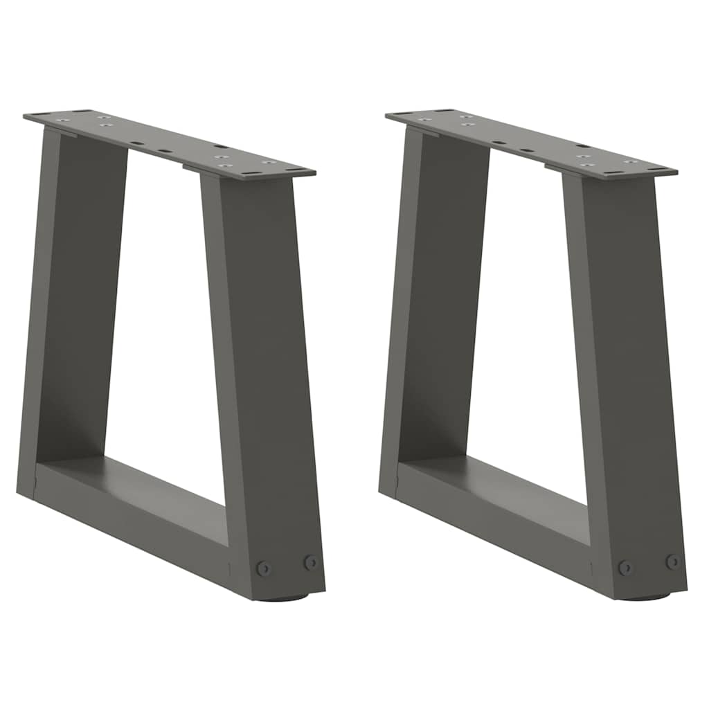 vidaXL Nohy konferenčního stolku ve tvaru V 2 ks antracitové 30x(30-31,3) cm ocelové