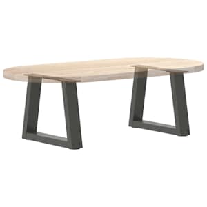 Nohy konferenčního stolku ve tvaru V 2 ks antracitové 30x(30-31,3) cm ocelové - obrázek 8