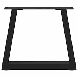 Nohy konferenčního stolku ve tvaru V, 2 ks, černé, 40 x (30-31,3) cm, ocel - obrázek 5