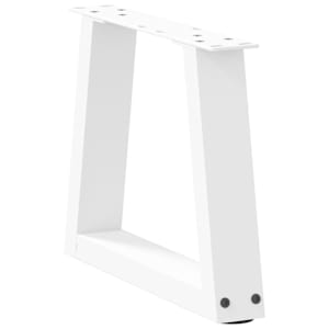 Nohy konferenčního stolku ve tvaru V, 2 ks, bílé, 40 x (30-31,3) cm, ocel - obrázek 4
