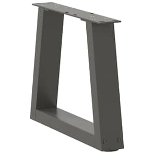 Nohy konferenčního stolku ve tvaru V 2 ks antracitové 40 x (30-31,3) cm ocelové - obrázek 4