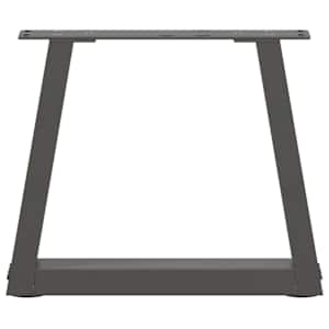 Nohy konferenčního stolku ve tvaru V 2 ks antracitové 40 x (30-31,3) cm ocelové - obrázek 5
