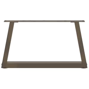 Nohy konferenčního stolku ve tvaru V, 2 ks, přírodní ocel, 60 x (30-31,3) cm, ocel - obrázek 5