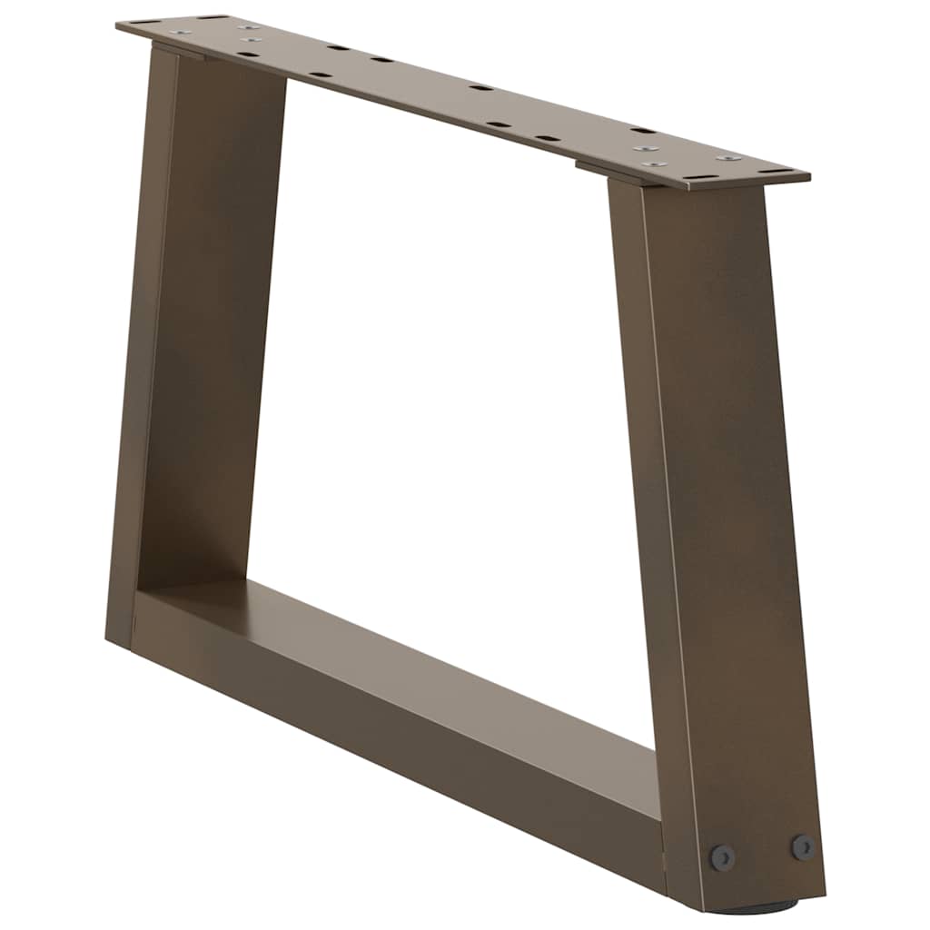 vidaXL Salontafelpoten 2 st V-vormig 70x(30-31,3) cm staal naturel, foto 4