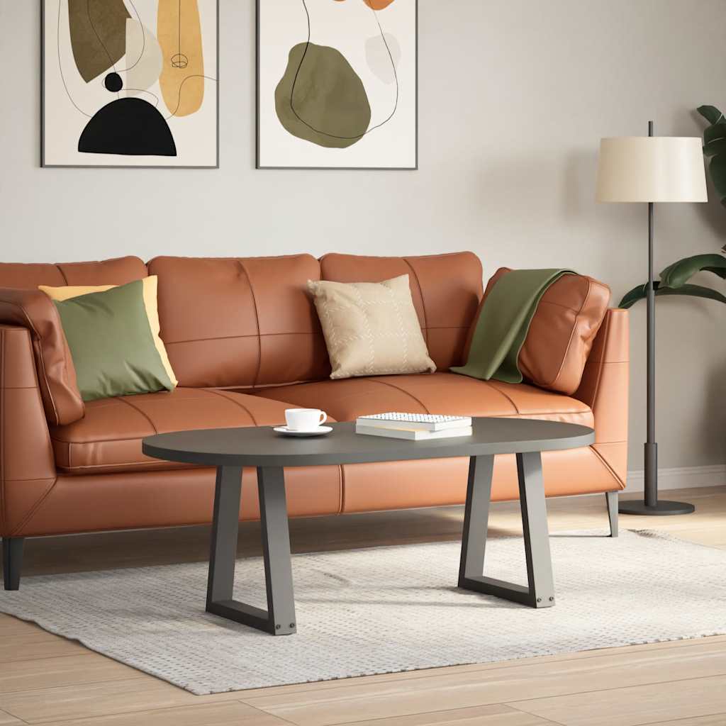vidaXL Eettafelpoten 2 st V-vormig 28x(42-43,3) cm staal antraciet afbeelding